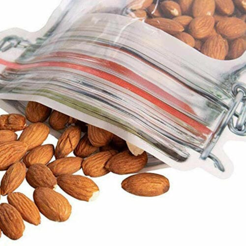 10Pcs Kitchen Fresh Zip lock Bag Reusable Mason Jar Jars superbmall
