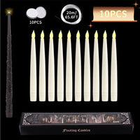 20 LED Halloween Long Candles with Magic Stick Remote Control