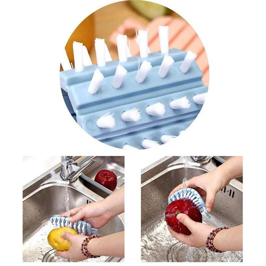 Multifunction Vegetable & Fruit Cleaning Brush – Flexible & Efficient Cleaning Tool