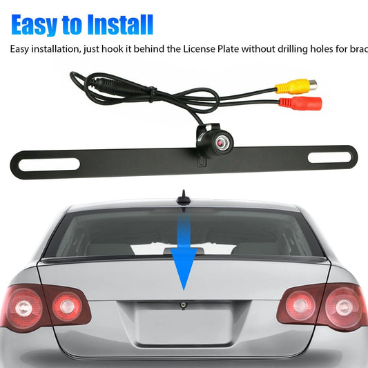 170° HD Car Rear View Camera with Night Vision - Waterproof Backup Reverse Parking Cam  ebasketonline