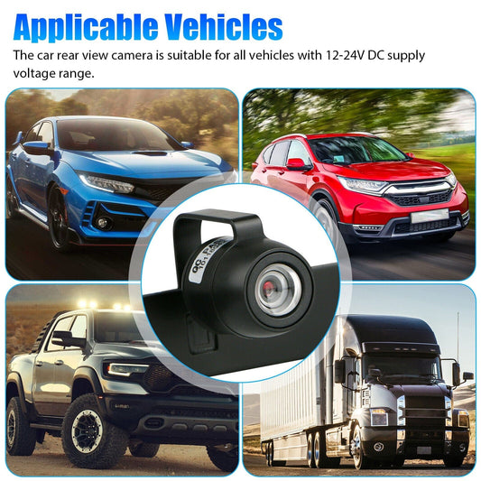 170° HD Car Rear View Camera with Night Vision - Waterproof Backup Reverse Parking Cam  ebasketonline