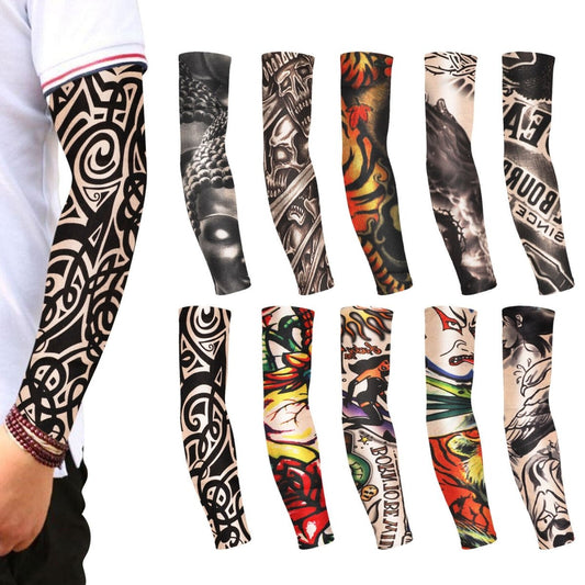 5/10PCS Tattoo Cooling Arm Sleeves – UV Sun Protection for Sports, Fashion & Outdoor Fun