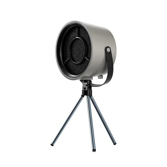 2024 Compact Portable Desktop Exhaust Fan: USB-Charged Mini Kitchen Hood Extractor for Barbecue & Cooking Accessories CJ Black Gray