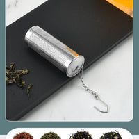 2-Pack Stainless Steel Tea Infuser Strainer Set – Fine Mesh Ball with Chain Hook