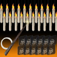 20 LED Halloween Long Candles with Magic Stick Remote Control