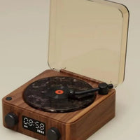 Retro Turntable Speaker with White Noise and Bluetooth 5.0