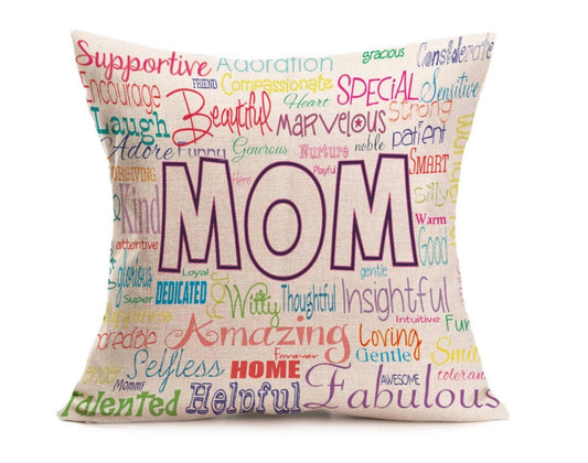 Mother’s Day Flannel Pillow – Soft Baby Velvet Cushion Gift for Mom