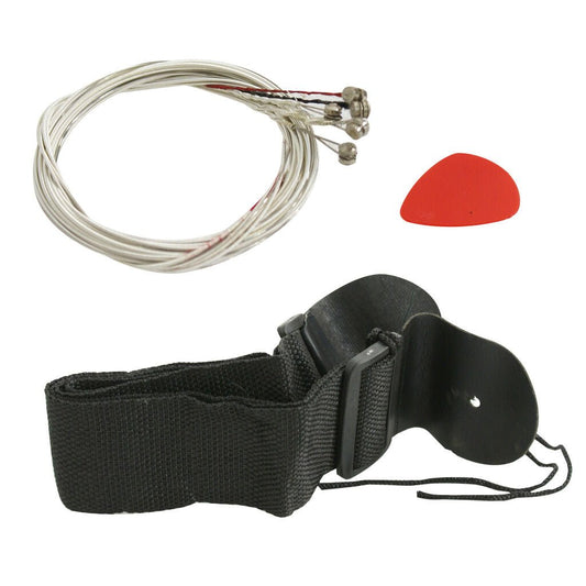 38" Full Size Acoustic Guitar Adult GIGBAG STRAP TUNER Beginner BLACK Child
