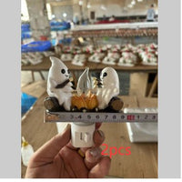 Flickering Ghost Nightlight with Marshmallows for Halloween Decor