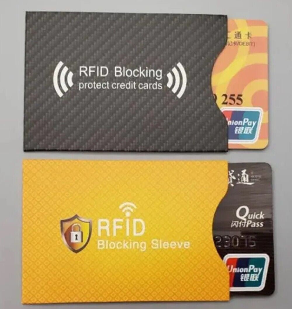 15-Pack RFID Blocking Sleeves – Credit Card & Passport Theft Protection Holders