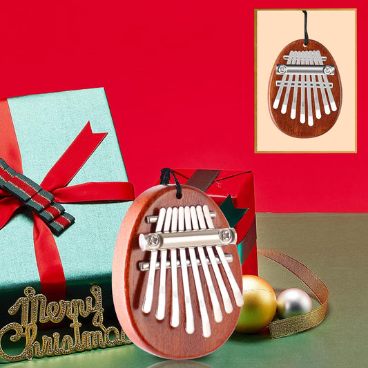 8-Key Mini Kalimba Pendant - Exquisite Finger Thumb Piano Accessory