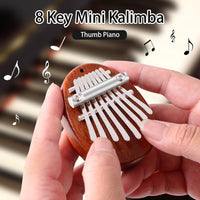 8-Key Mini Kalimba Pendant - Exquisite Finger Thumb Piano Accessory