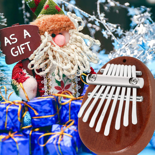 8-Key Mini Kalimba Pendant - Exquisite Finger Thumb Piano Accessory