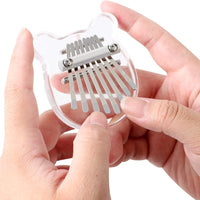 Bearclear 8-Key Mini Kalimba Pendant - Exquisite Finger Thumb Piano Accessory