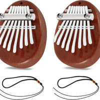 Woodr-2 8-Key Mini Kalimba Pendant - Exquisite Finger Thumb Piano Accessory