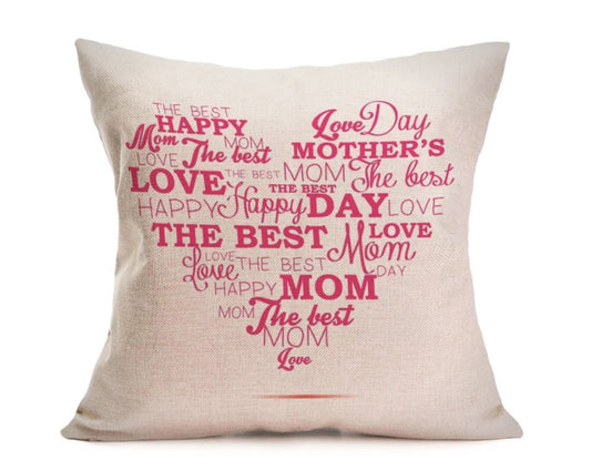Mother’s Day Flannel Pillow – Soft Baby Velvet Cushion Gift for Mom