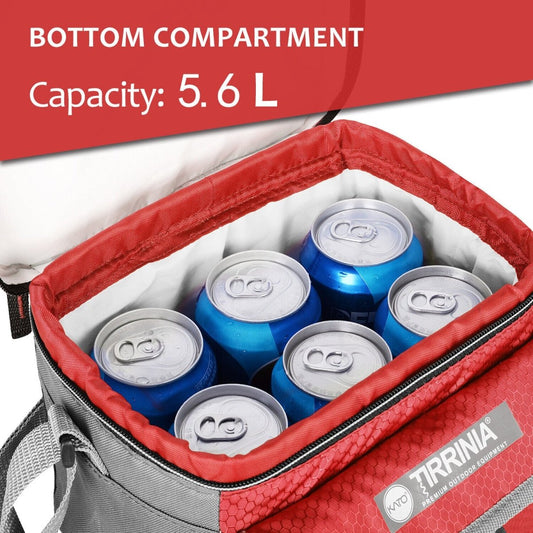 Insulated Lunch Bag with Double Compartments – Leakproof Lunch Box for Adults & Kids