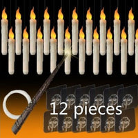 20 LED Halloween Long Candles with Magic Stick Remote Control
