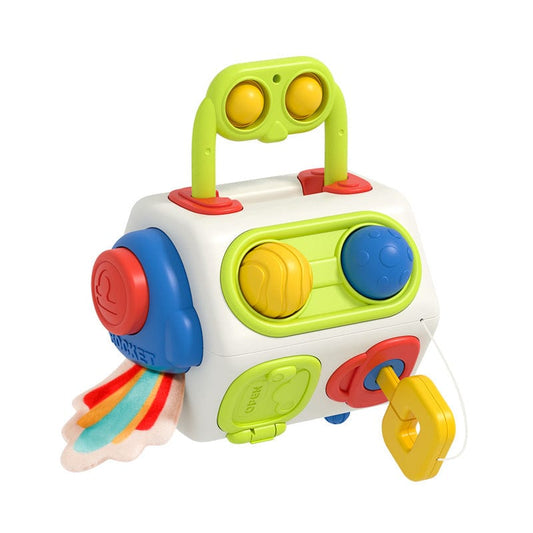 English Color Box 9-in-1 Busy Cube - Montessori Sensory Toys for Babies and Toddlers (1-3 Years Old)