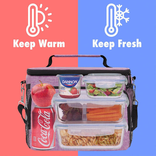 Insulated Lunch Bag – Leakproof & Portable Lunch Box for Adults & Kids