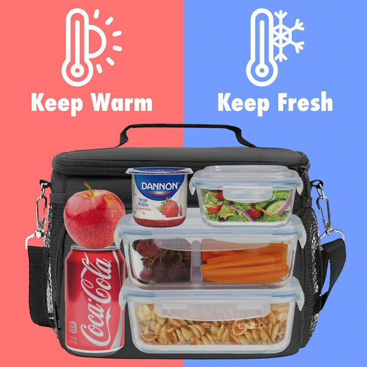 Insulated Lunch Bag – Leakproof & Portable Lunch Box for Adults & Kids
