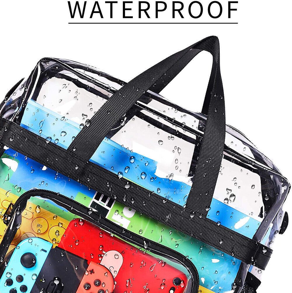 Clear PVC Tote Bag for Women β Stadium Approved Transparent Handbag