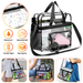 Large Waterproof Stadium-Approved Bag with Adjustable Strap & Handle