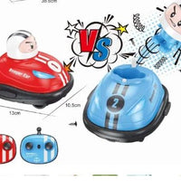 2.4G RC Battle Bumper Car Toy with Pop-Up Doll, Crash Bounce Ejection & Lights - Fun Remote Control Gift for Kids
