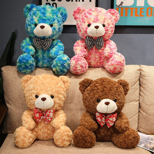 Adorable Small-Sized Rose Little Bear Doll - Ragdoll Teddy Bear Plush Toy