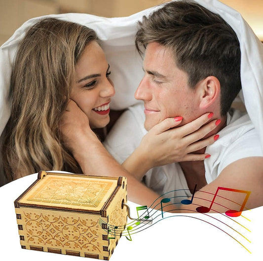 "Can'T Help Falling in Love" Wooden Music Box - Valentine's Gift  Amz