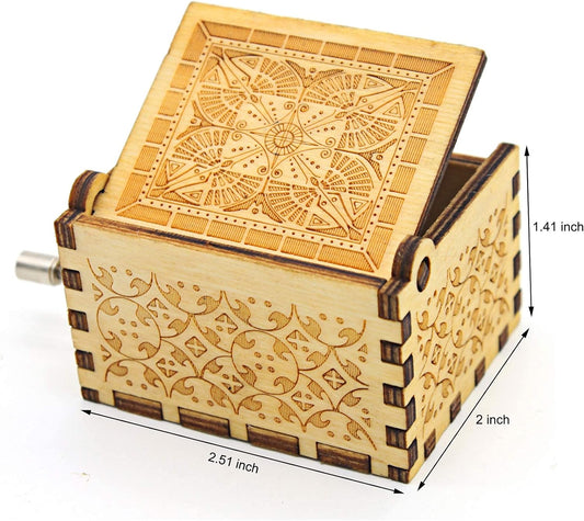 "Can'T Help Falling in Love" Wooden Music Box - Valentine's Gift  Amz
