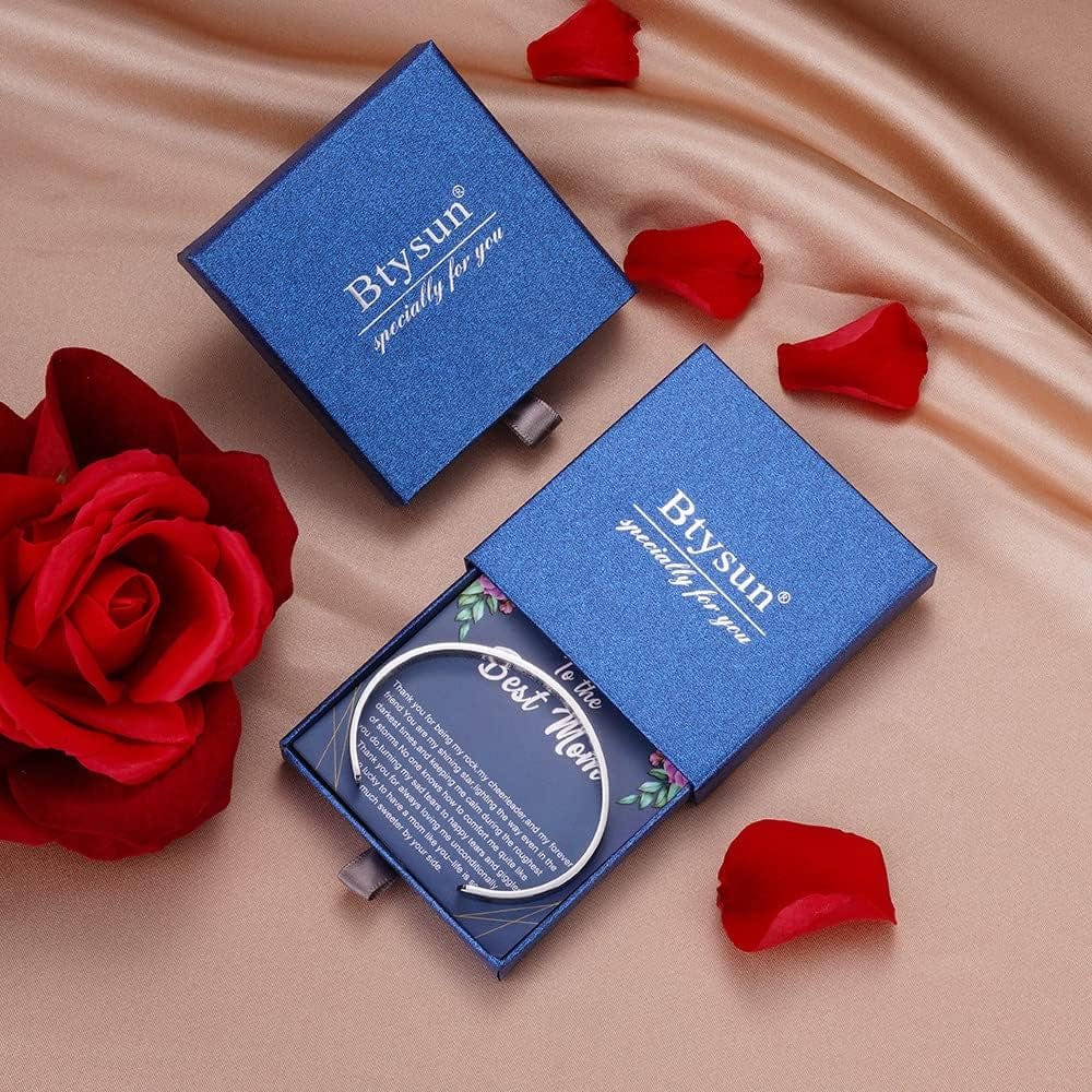 1- Mom Gifts-I'M Grateful For Having A Mother Like You.I Love You. Cherish Your Mom with a Heartfelt Bracelet on Mother's Day