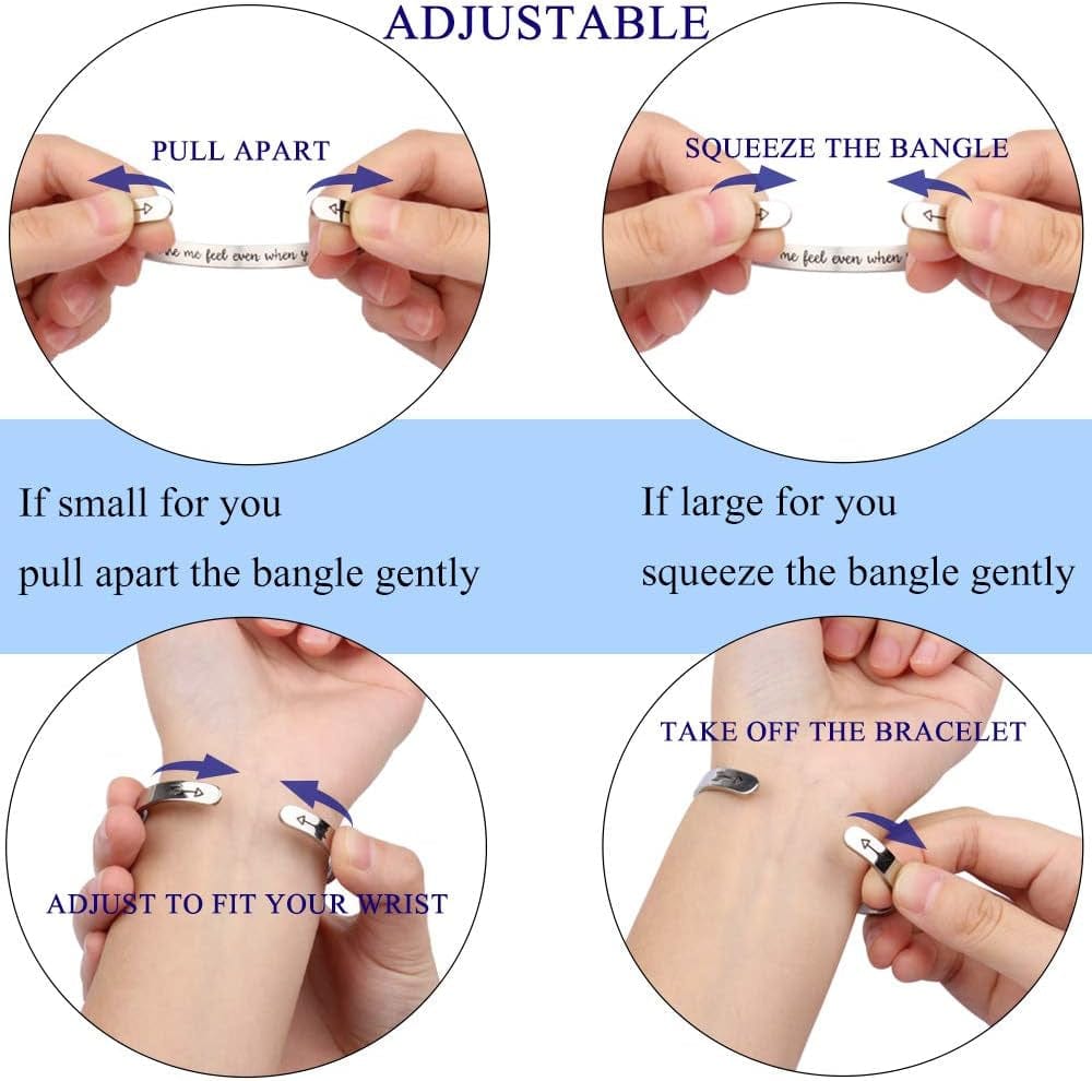 1- Mom Gifts-I'M Grateful For Having A Mother Like You.I Love You. Cherish Your Mom with a Heartfelt Bracelet on Mother's Day