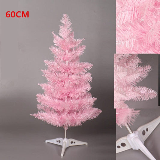 Pink / 60CM Christmas pink pointed gradient christmas tree