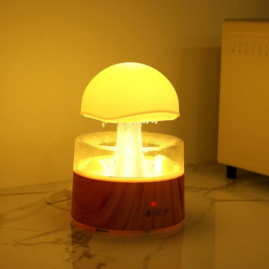 Cloud Rain Humidifier: Where Cloud Lights and Raindrop Diffusers Unite Home & Garden Pink Lucy