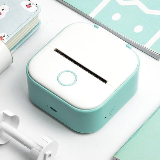 Compact Bluetooth Thermal Label and Photo Printer - Portable, Mini Wireless Printer for Home, Students, and Price Tag Labeling