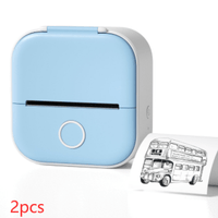 Compact Bluetooth Thermal Label and Photo Printer - Portable, Mini Wireless Printer for Home, Students, and Price Tag Labeling