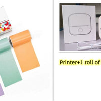 Compact Bluetooth Thermal Label and Photo Printer - Portable, Mini Wireless Printer for Home, Students, and Price Tag Labeling