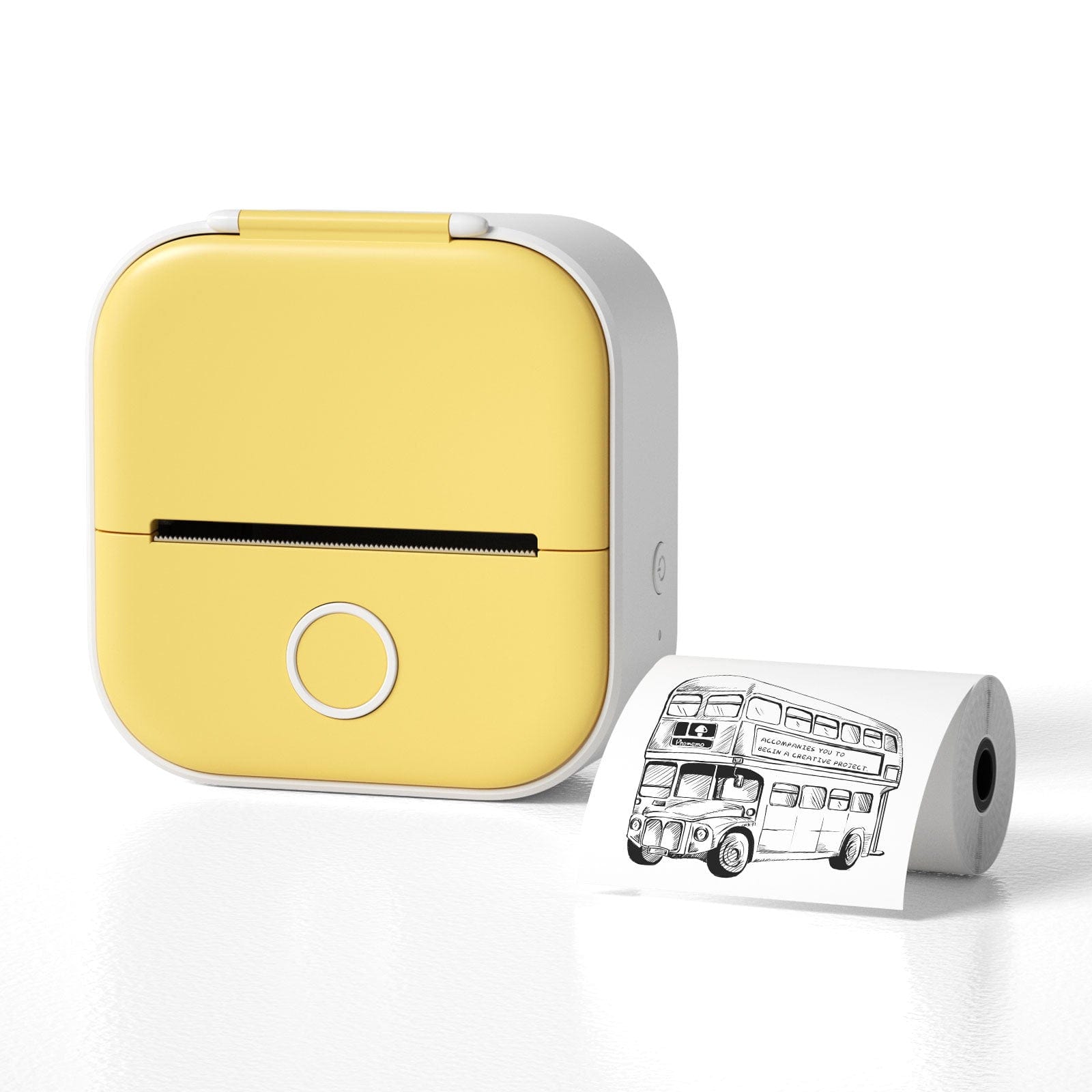 Compact Bluetooth Thermal Label and Photo Printer - Portable, Mini Wireless Printer for Home, Students, and Price Tag Labeling
