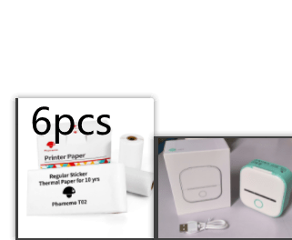 Green Set3 Compact Bluetooth Thermal Label and Photo Printer - Portable, Mini Wireless Printer for Home, Students, and Price Tag Labeling