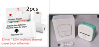 Greenset3. Compact Bluetooth Thermal Label and Photo Printer - Portable, Mini Wireless Printer for Home, Students, and Price Tag Labeling