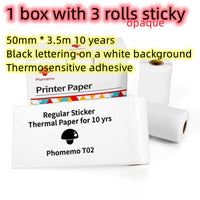 Printer paper Compact Bluetooth Thermal Label and Photo Printer - Portable, Mini Wireless Printer for Home, Students, and Price Tag Labeling