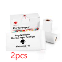 Style A 2pcs / USB Compact Bluetooth Thermal Label and Photo Printer - Portable, Mini Wireless Printer for Home, Students, and Price Tag Labeling