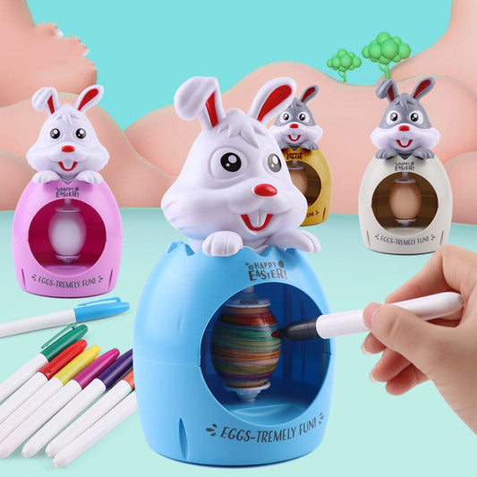 Creative Easter Egg Decorating Kit: DIY Coloring and Painting Fun for Boys and Girls - Multicolor with Sound and Light Delights