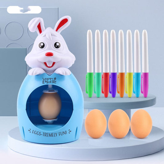 Blue / Without lamp Creative Easter Egg Decorating Kit: DIY Coloring and Painting Fun for Boys and Girls - Multicolor with Sound and Light Delights