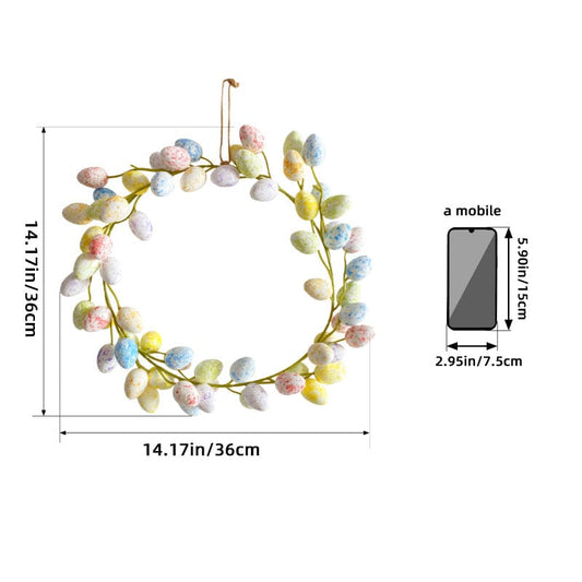 Easter Egg Garland Creative Easter Egg Decorations Garland: Add Charm to Your Easter Celebrations!