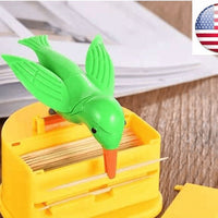 Cute Bird Toothpick Holder Dispenser - Intelligent Automatic Toothpick Box