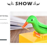 Cute Bird Toothpick Holder Dispenser - Intelligent Automatic Toothpick Box