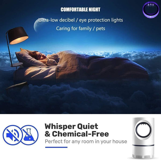 LED Mosquito Killer Lamp with Triple Threat Trap – Silent, Safe & Efficient Insect Zapper