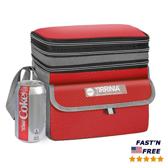 Insulated Lunch Bag with Double Compartments – Leakproof Lunch Box for Adults & Kids